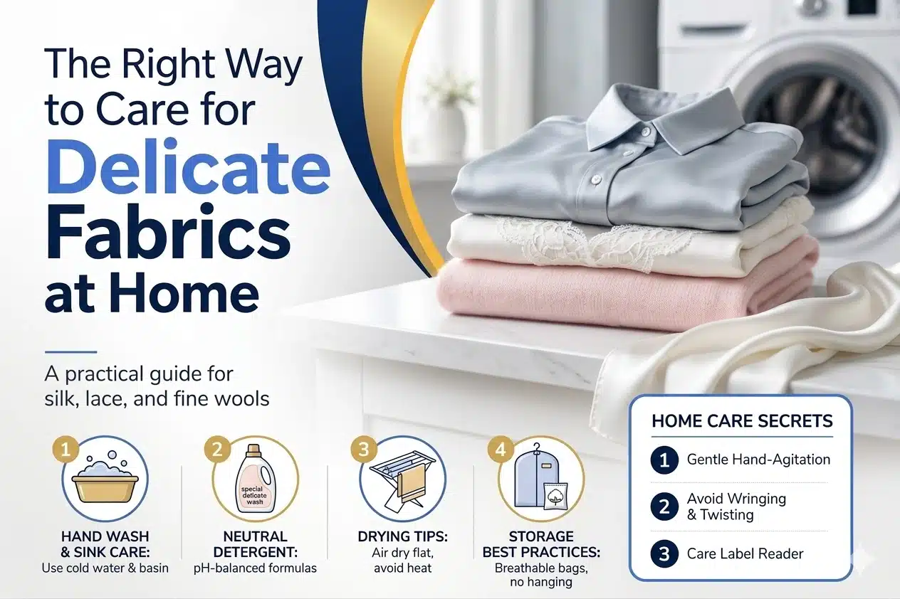 How to care for delicate fabrics at home in london uk - snowwhite laundry and dry cleaning services in london