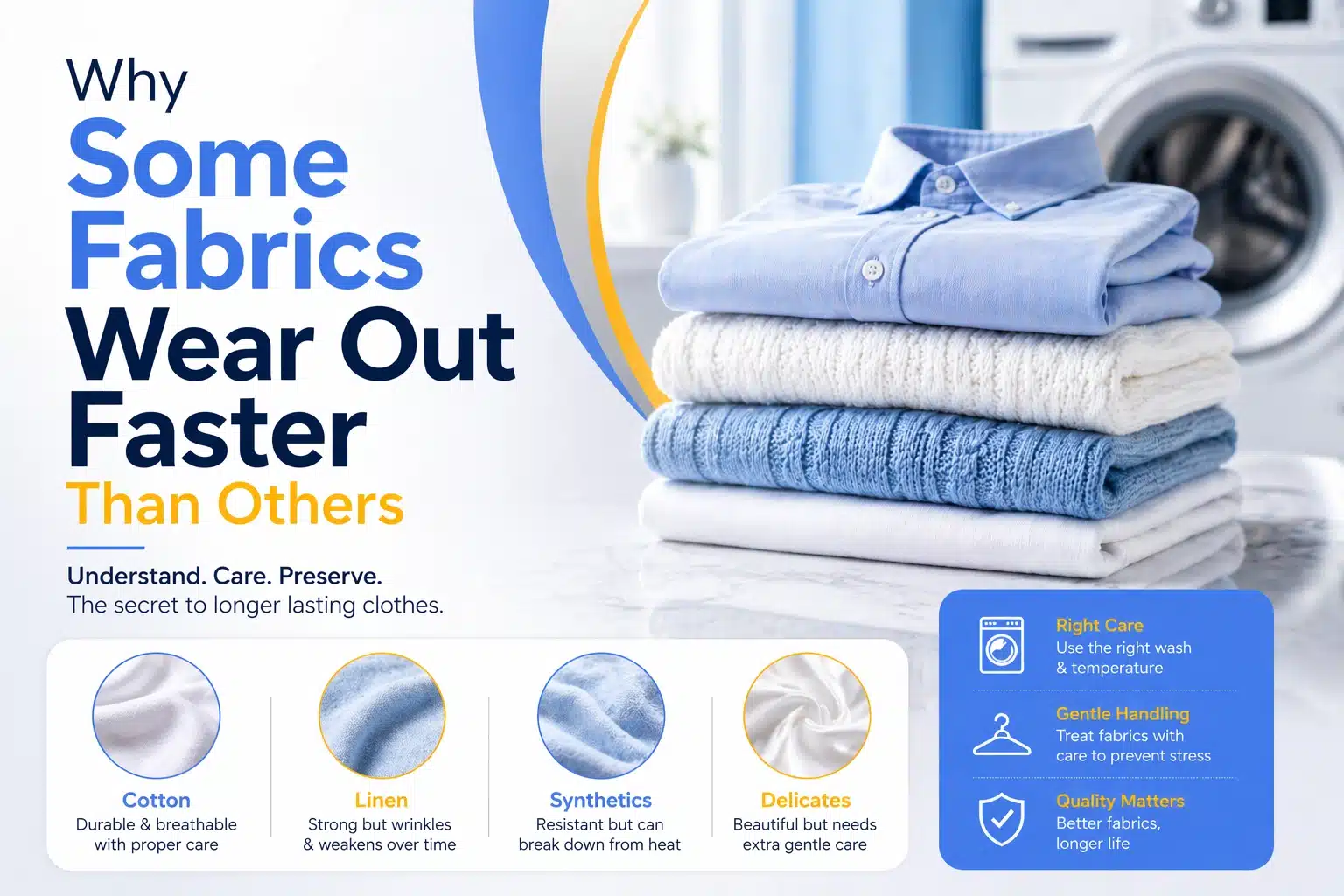 Why Some Fabrics Wear Out Faster Than Others - snowwhite laundry and dry cleaning london