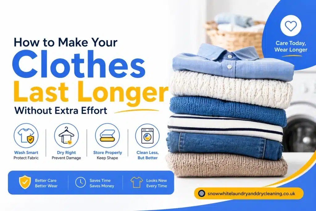 how to make clothes last long easy tips - snowwhite laundry and dry cleaning london
