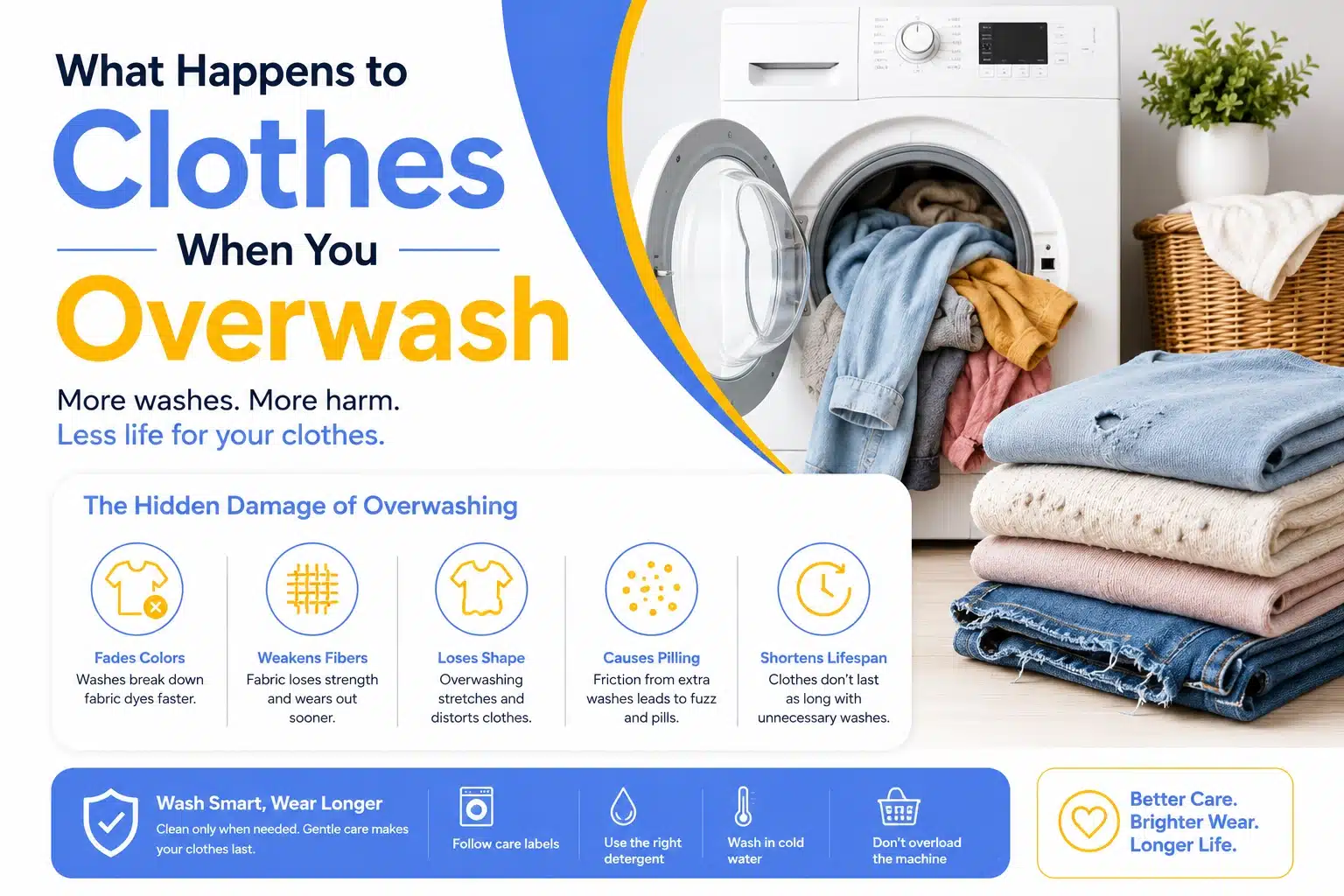 What Happens to Clothes When You Overwash Them